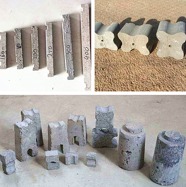 橋梁墊塊機成型樣品